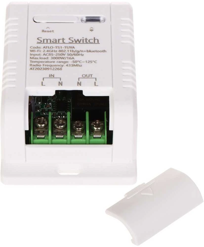 IŠMANUSIS JUNGIKLIS SU TEMPERATŪROS MATAVIMU ATLO-TS1-TUYA Wi-Fi, Tuya Smart