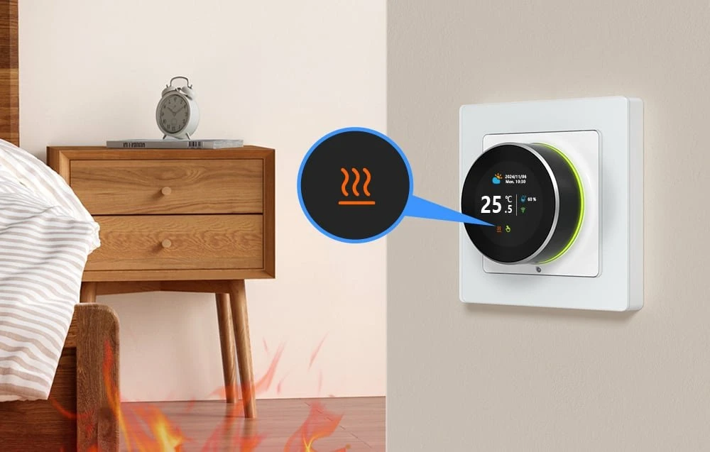 Išmanusis termostatas su WiFi Avatto WT20R-WH-3A-W-WiFi