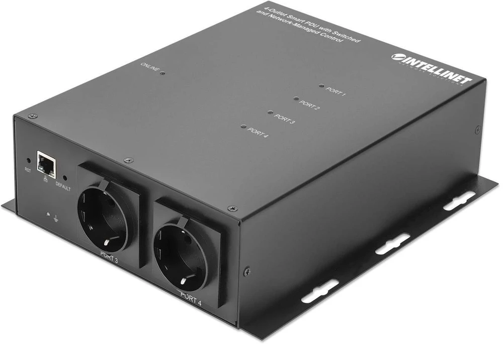 Intellinet 4-krotny Smart PDU przełączalny su zarządzaniem siecią (716673)