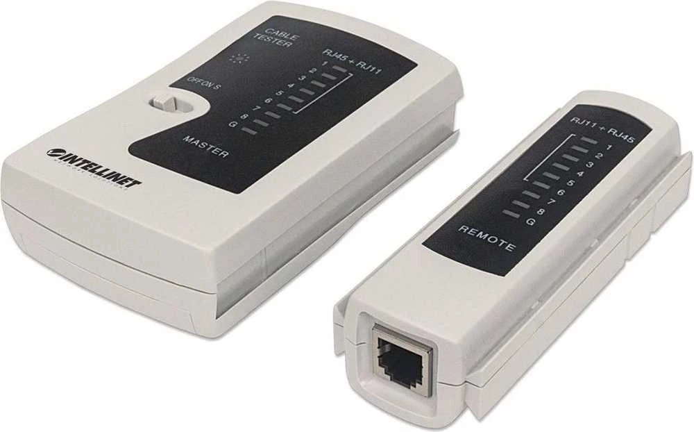 Goobay Intracom INTELLINET 780087 Kabelio testeris RJ45 / RJ12 / RJ11