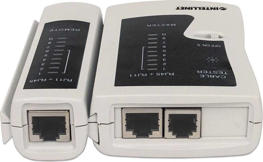 Goobay Intracom INTELLINET 780087 Kabelio testeris RJ45 / RJ12 / RJ11