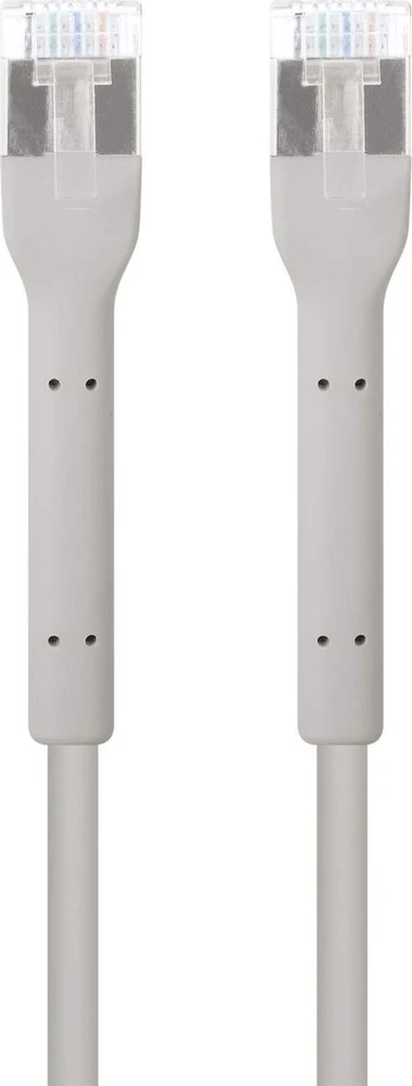 „Intellinet Network Solutions“ INTELLINET kabelis „Flexi Cat6a F/FTP“ 1m 10G, pilkas