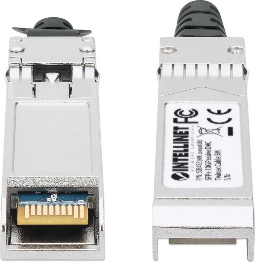 Intellinet 508483 Twinax Link SFP+ 10G Passive DAC, įrenginiams HPE, 5m