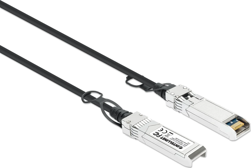 Intellinet 508384 Twinax SFP+ 10G DAC pasyvioji jungtis, HPE įrenginiams, 0,5m