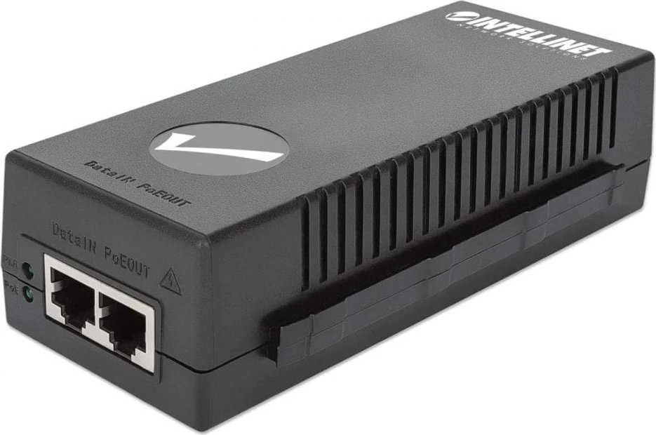 Intracom INTELLINET Gigabit PoE+ Injector One 30 W prievadas IEEE 802.3at/af Suderinamas plastikinis korpusas