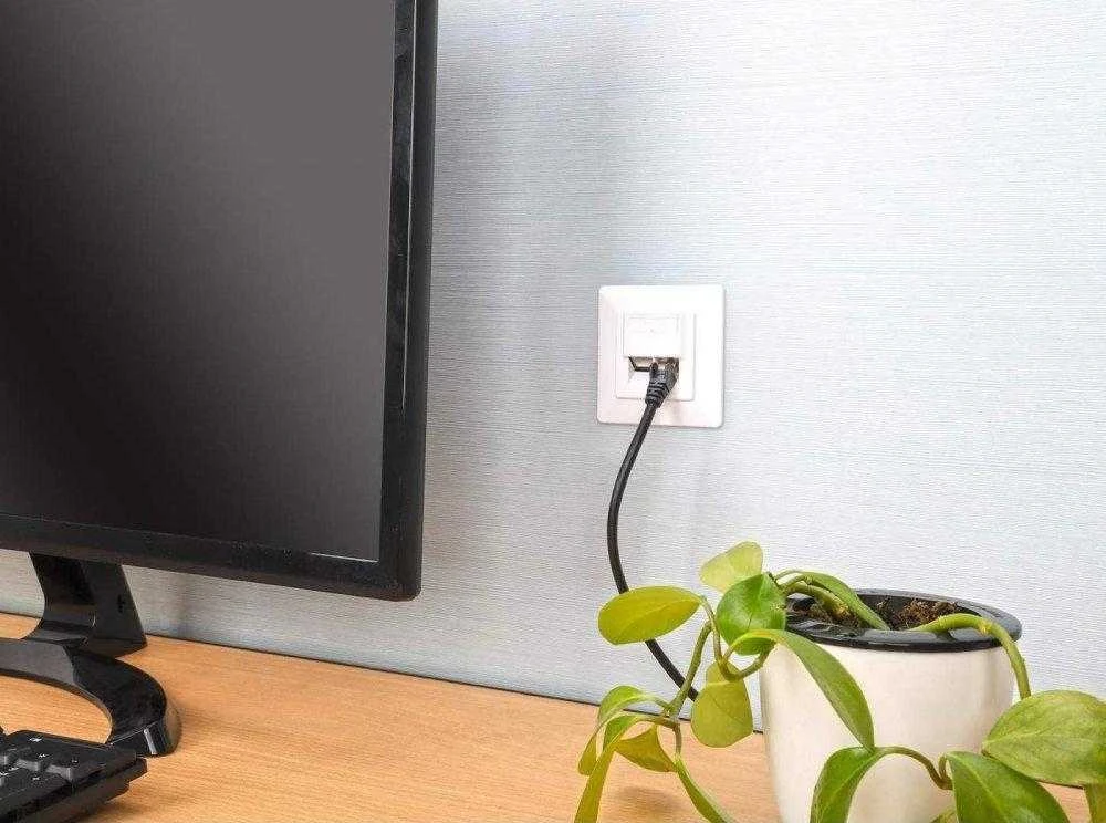 Intellinet Lizdas įleidžiamas 2x RJ45 Cat6a STP balta