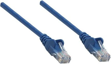 Intellinet „Network Solutions“ jungiamasis laidas Cat6, CU, U/UTP, PVC, 0,25 m, mėlynas (738910)