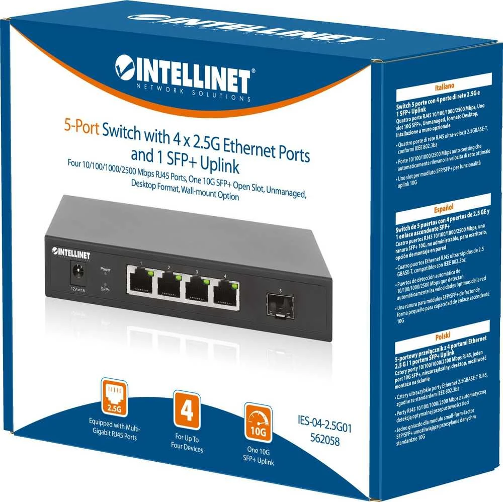 Šakotuvas Switch Intellinet 562058