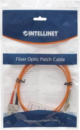 „Intellinet Network Solutions Fiber Patch Cord“, dvipusis, daugiamodis LC/SC 2M (471268)