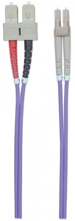 Intellinet jungiamasis laidas LC/SC Duplex OM4 3 m violetinis (750936)