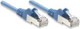 Mėlyna INTELLINET UTP LAN Cat6, kabelis, pleistras, 1.0m, mėlynas, 342575