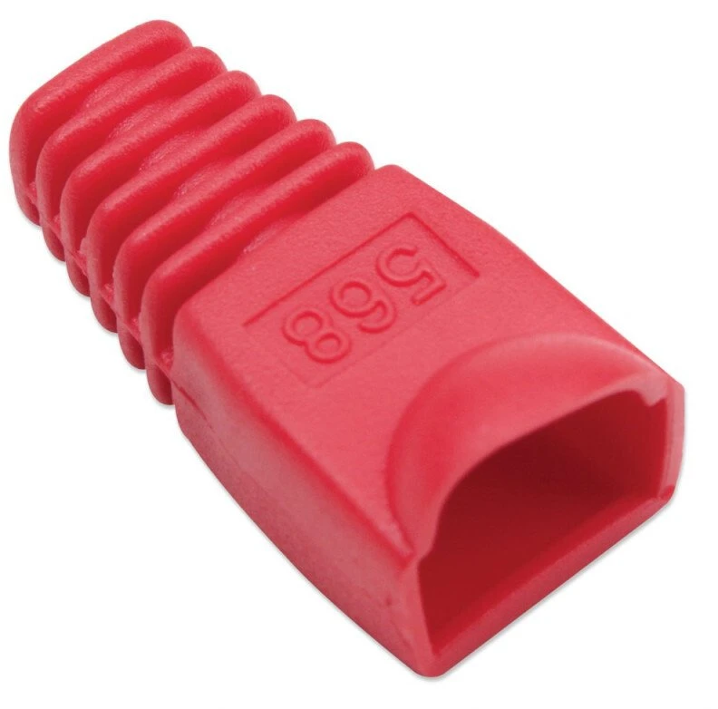 INTELLINET RJ45 kištuko dangtelis Raudona, kabelio dėklas, 504379