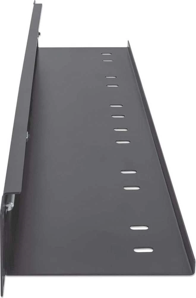 Intellinet 715812 Skydas su šepečio įvadu ir padėklu, 1U, juoda, 2 vnt kompleksas