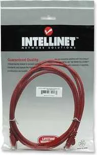 INTELLINET UTP LAN Cat6, kabelis, pleistras, 1.0m, raudonas, 342148