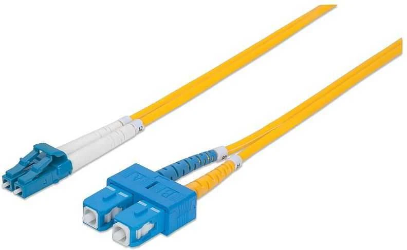 Intellinet Techly 2m SC/LC OS2 optinio pluošto kabelis Geltona