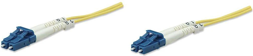 Techly 2m LC/LC 9/125 optinio pluošto kabelis Geltona