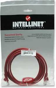 Intellinet UTP LAN kabelis, patch, 3.0m, raudonos spalvos, 2xRJ45, 329620, 319799
