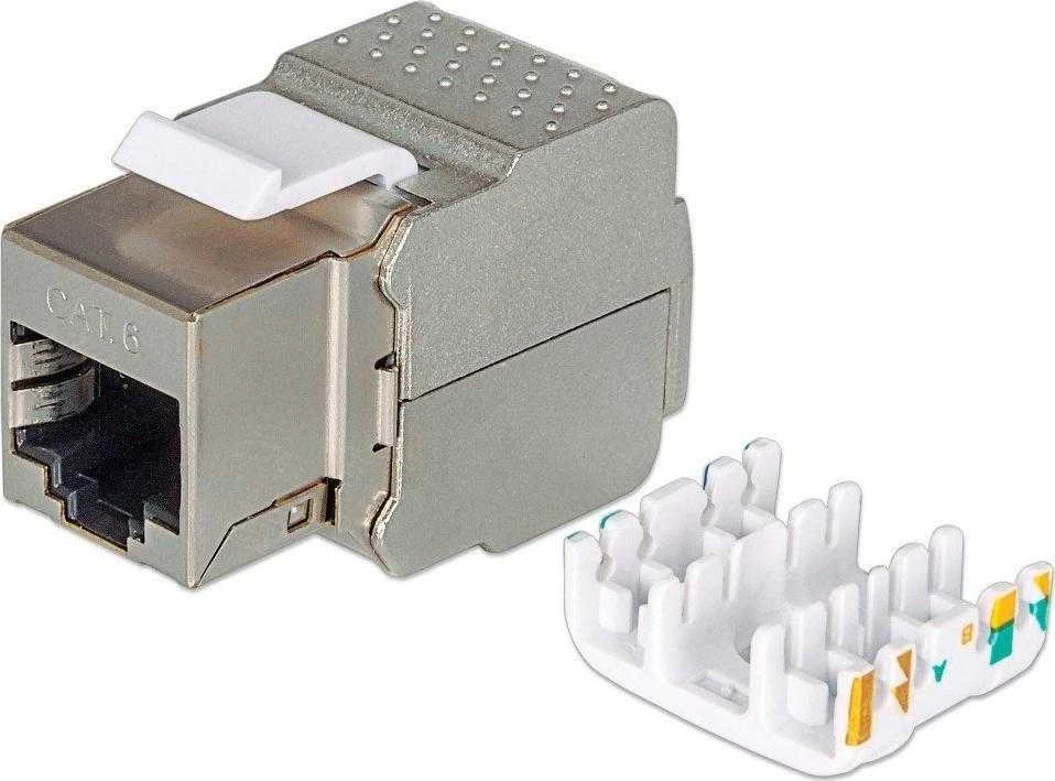 „Intellinet 167222“ modulis „Keystone RJ45 FTP Cat6“, savaime užsibaigiantis, metalinis