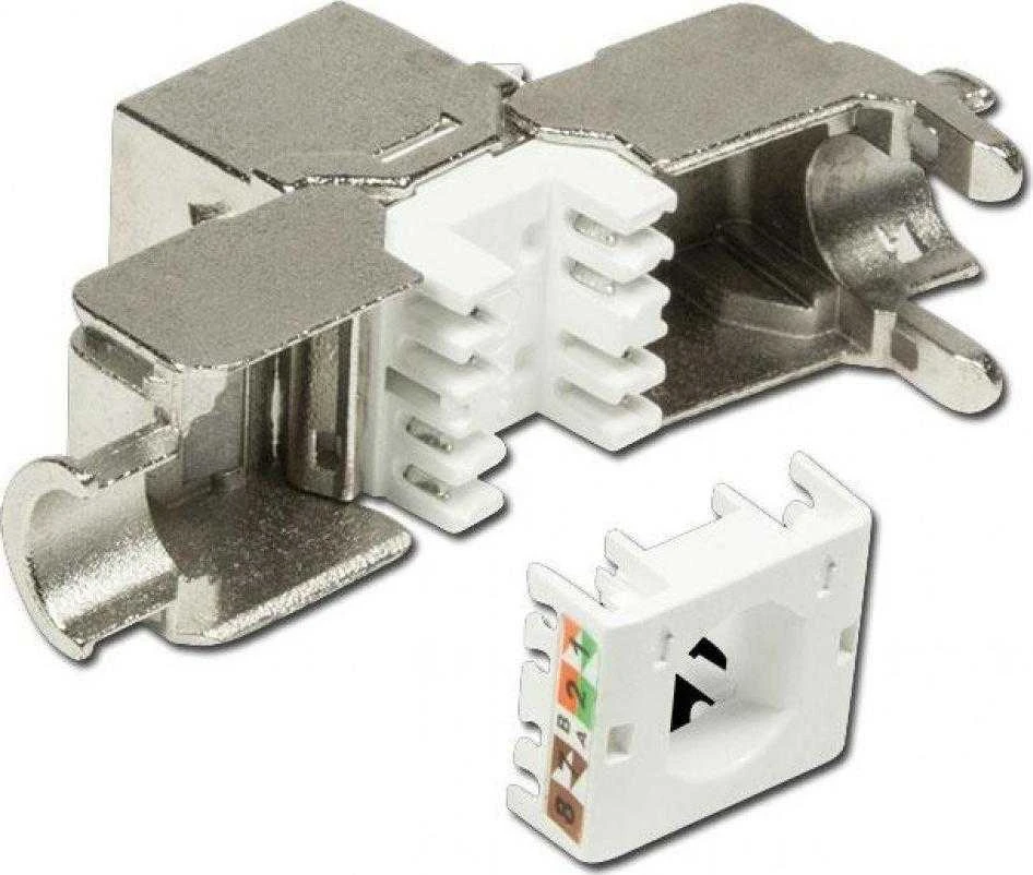 Intellinet 771702 Modulis Keystone RJ45 STP Cat6a, be įrankių