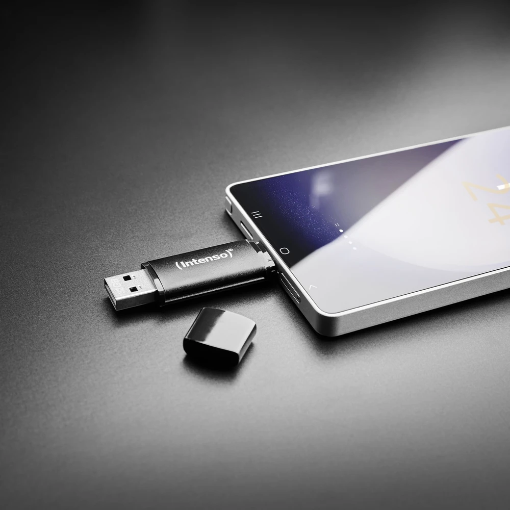 Intenso Flex Line 32 GB, USB-Stick - juodas, USB-C und USB-A