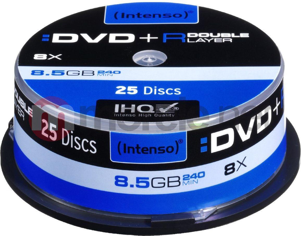 INTENSO 4311144 DVD+R DL DoubleLayer Intenso [ cakebox 25 | 8,5 GB | 8x]