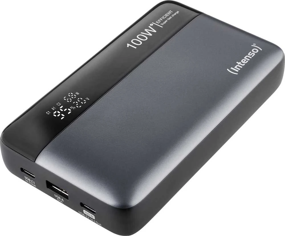 Išorinė baterija USB 20000MAH/100W HE20000 7350050 INTENSO