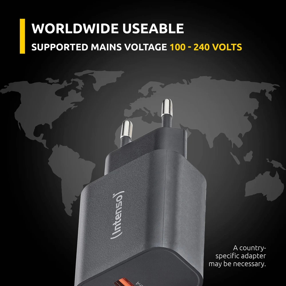 Intenso Intenso 7803010 maitinimo adapteris/inverteris Vidinis 30 W Juodas