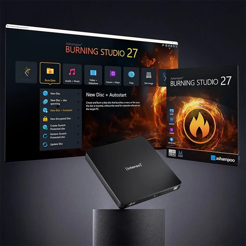 DVD RW USB3.2 EXT/Juodas 5401400 INTENSO