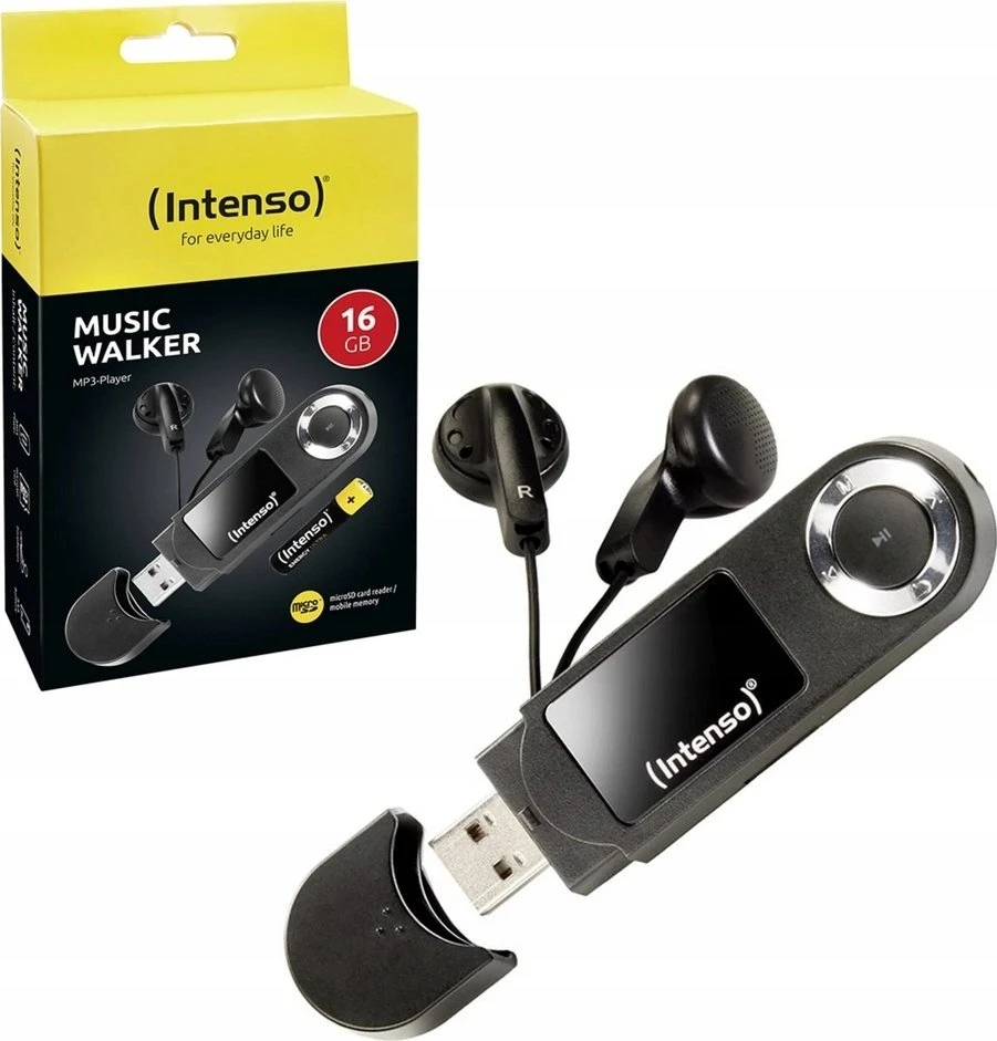 MP3 PLAYER 16GB Juodas/3601470 INTENSO