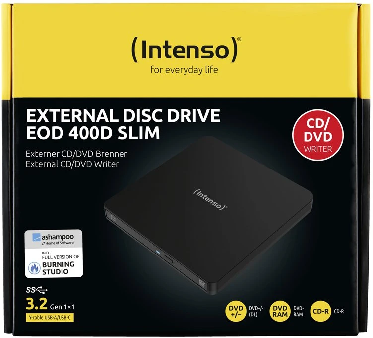 DVD RW USB3.2 EXT/Juodas 5401400 INTENSO