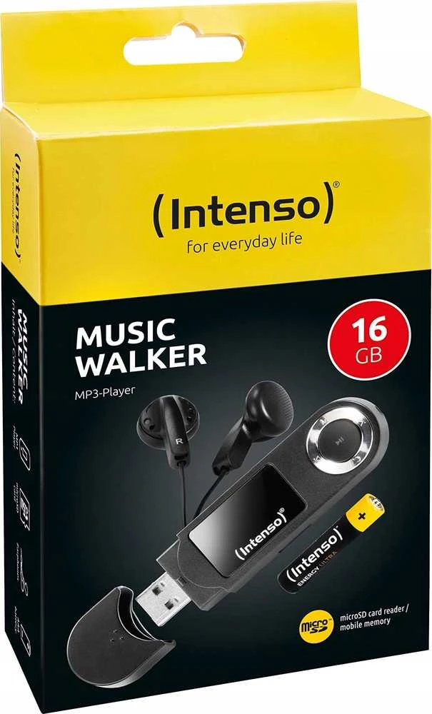 MP3 PLAYER 16GB Juodas/3601470 INTENSO