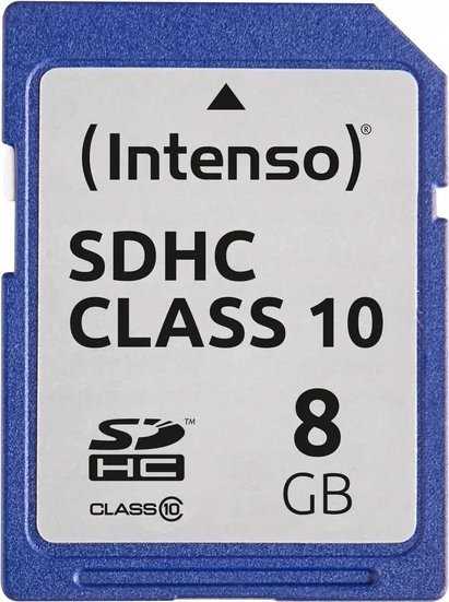 Atminties kortelė Karta Intenso SDHC 8 GB Class 10 (3411460)