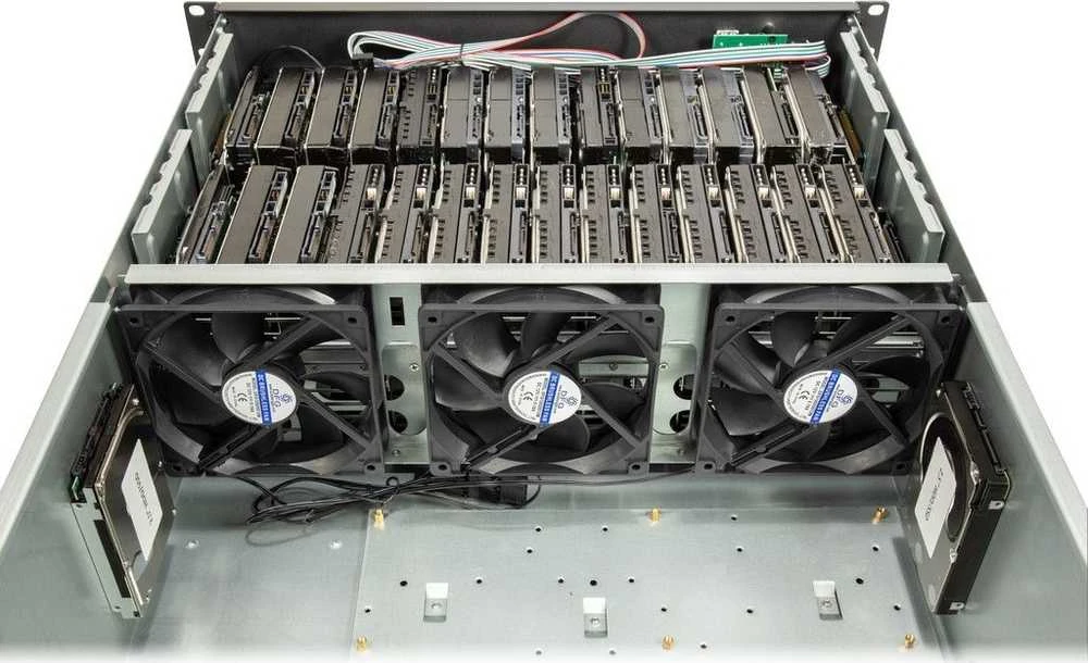 19 Inter-Tech 4F28 MINING-RACK (juodas)