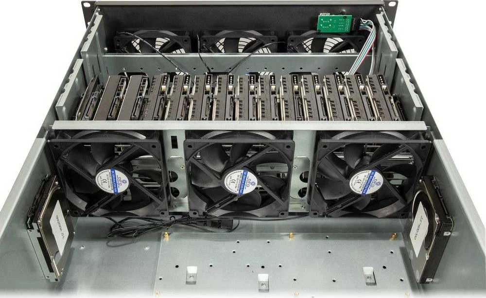 19 Inter-Tech 4F28 MINING-RACK (juodas)