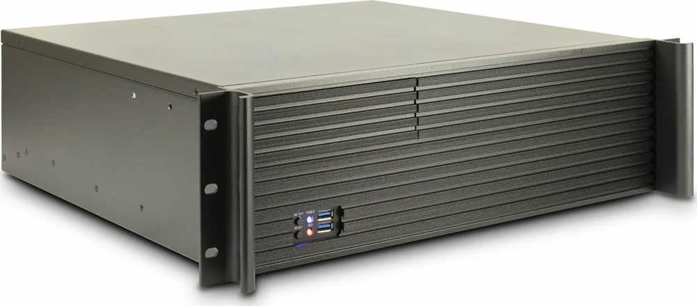 Inter-Tech IPC 3U-K-340L, Server-case - juodas, 3 Hheneinheiten
