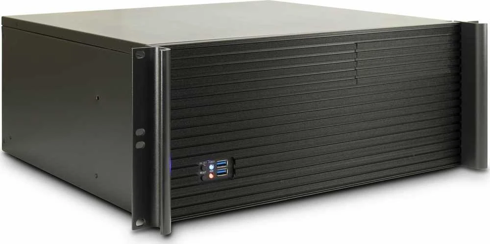 Inter-Tech IPC 4U K-439L, Server-case - juodas, 4 Hheneinheiten