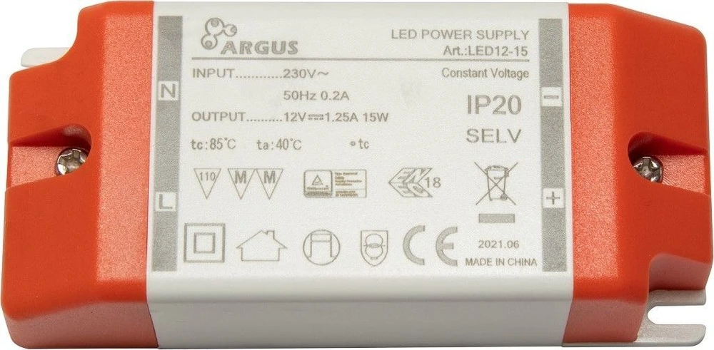 Inter-Tech INTER-TECH LED-Driver LED 12-15 12V Ausgangsspannung 15W Leistung