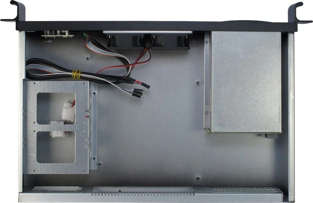 Serveris Inter-Tech 1.5U-1528L, Server-case - juodas, 1,5 Hheneinheiten