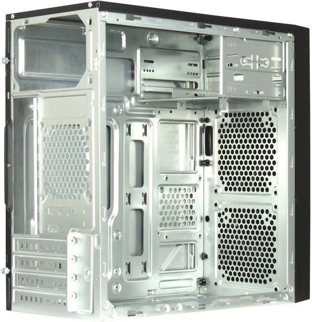 „Inter-Tech IT-6516 Ripple“, bokšto korpusas - juodas