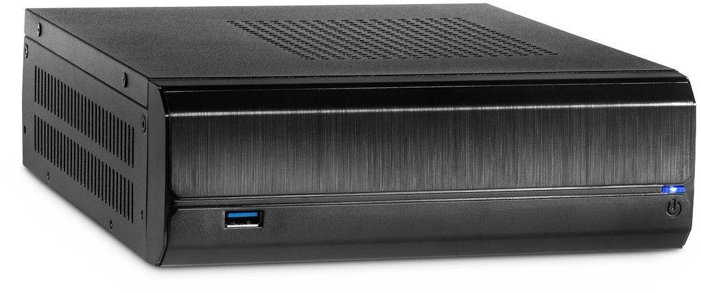 Inter-Tech JX-500, HTPC korpusas - juodas, be maitinimo šaltinio