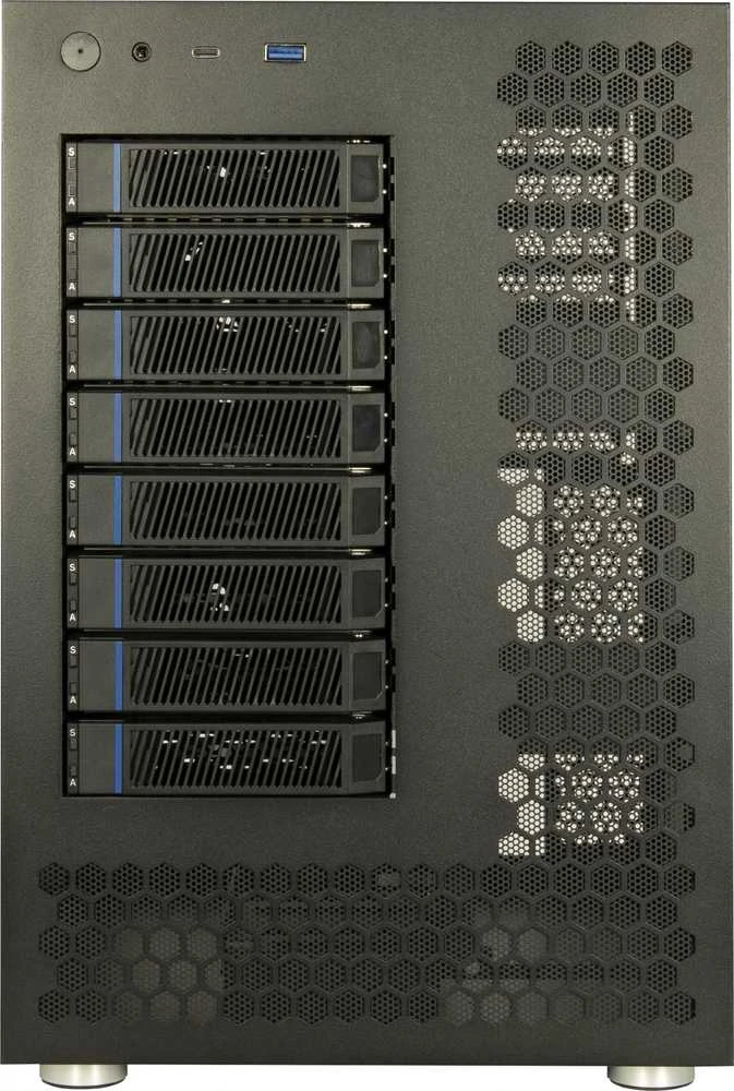 Inter-Tech Geh Mini IPC NAS-8 ITX, Micro-ATX, ATX 240x295x362