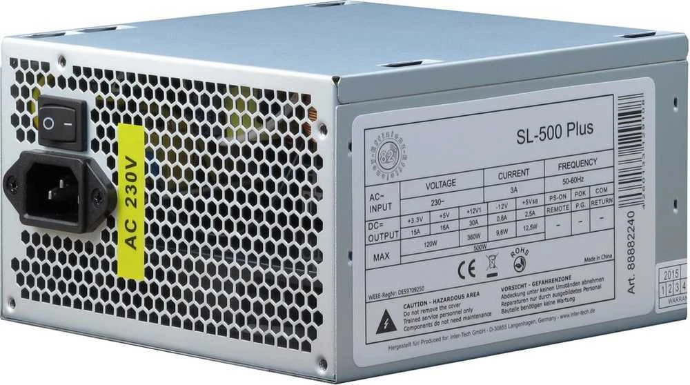 500 W Inter-Tech SL-500 Plus ATX