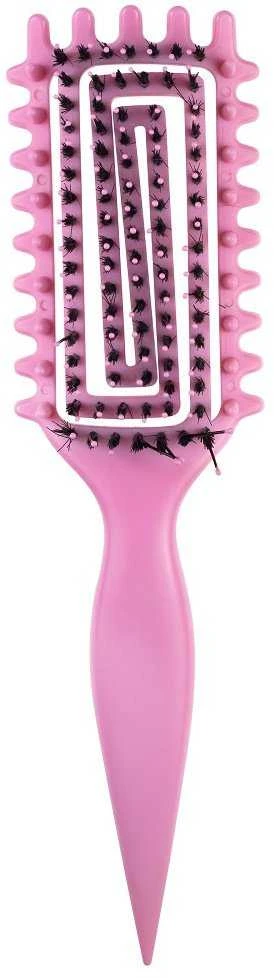 Inter Vion CurlyBrush Rožinė