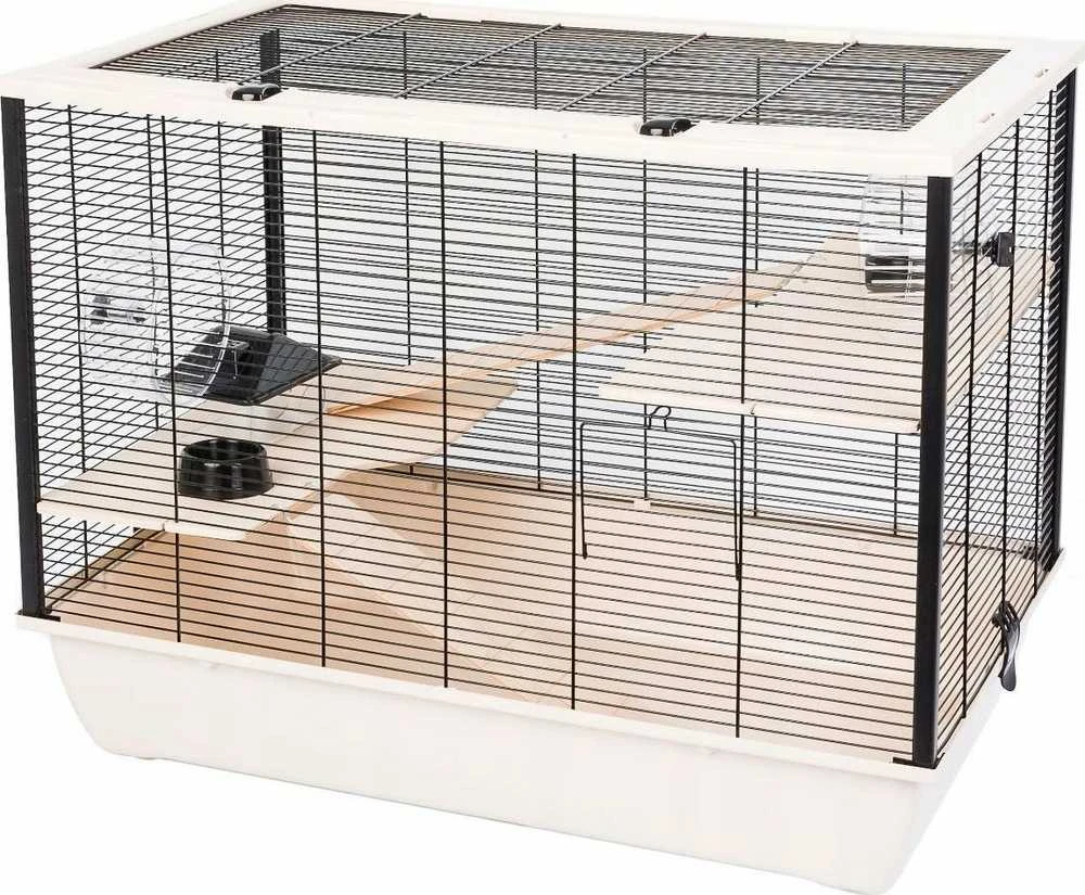 InterZoo INTER-ZOO Hugo Wood beige - narvas graužikams - 78 x 48 x 58 cm