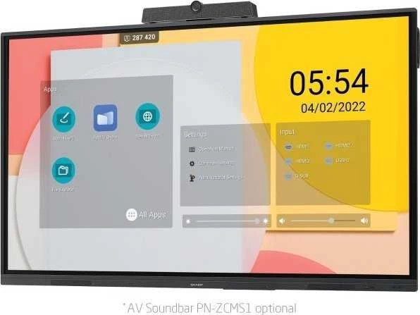 „Monitorius Sharp PNL752B“ 75 colių LED LFD monitorius – 3840x2160, 5000:1, 350 cd/m²