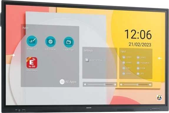 Monitorius Sharpnec Touch PN-LC862 86 colių lietimui jautrus ekranas – UHD 450CD/QM 16/7 „Android“ operacinė sistema