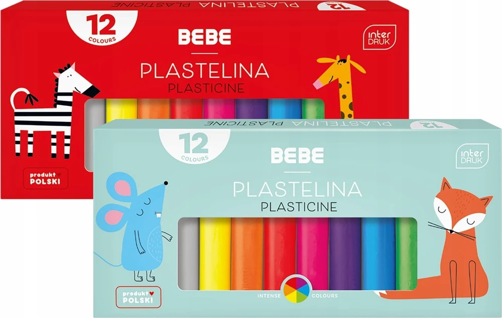 Interdruk Plastilinas 12 spalvų BB KIDS mokykla