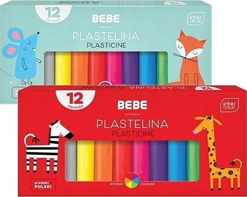 Interdruk Plastilinas 12 spalvų BB KIDS mokykla