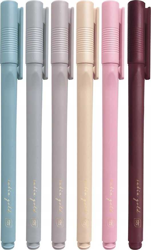 Interdruk Pasteliniai flomasteriai 0,8mm, 6 vnt. rinkinys