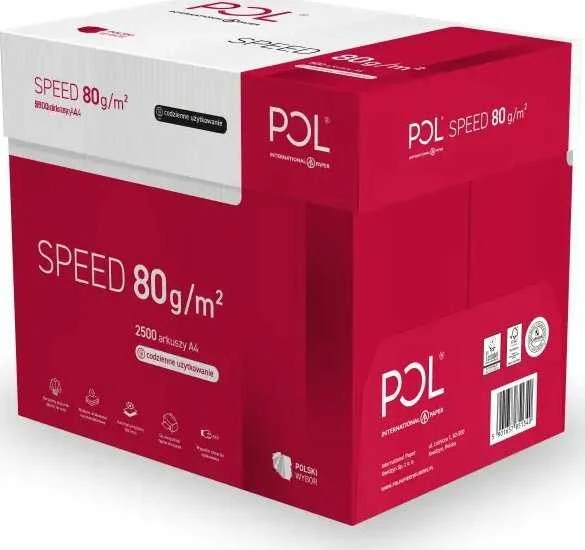 Igepa Spausdinimo Popierius - POLSPEED A4 80g/m² 500 lapų Baltas Matinis